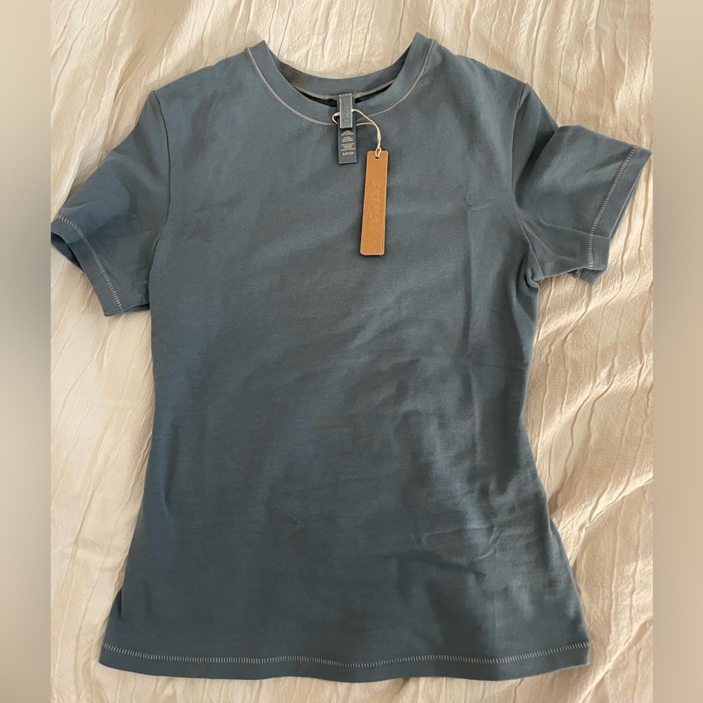 SKIMS Cotton Jersey tshirt in Kyanite SMALL